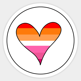 Love is Love: Lesbian Pride Sticker